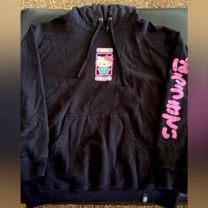 GIRL/Hello Kitty skateboard hoodie sz L